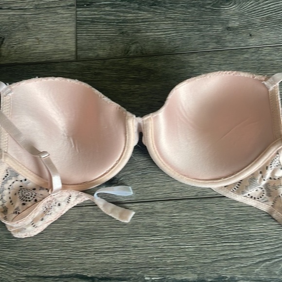 Adrian Vittadini bra size 36C pale pink lace bra - Picture 4 of 5
